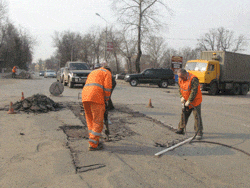 ямочный ремонт дорог